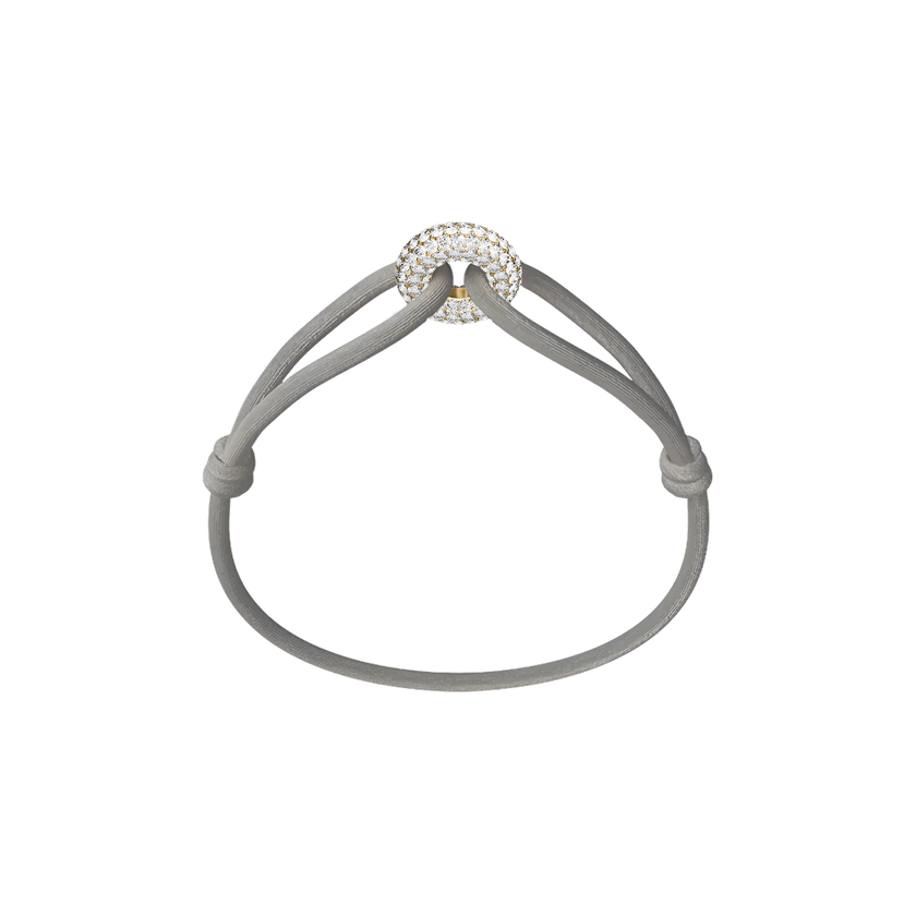 Golden Soho Pavé Cord Bracelet