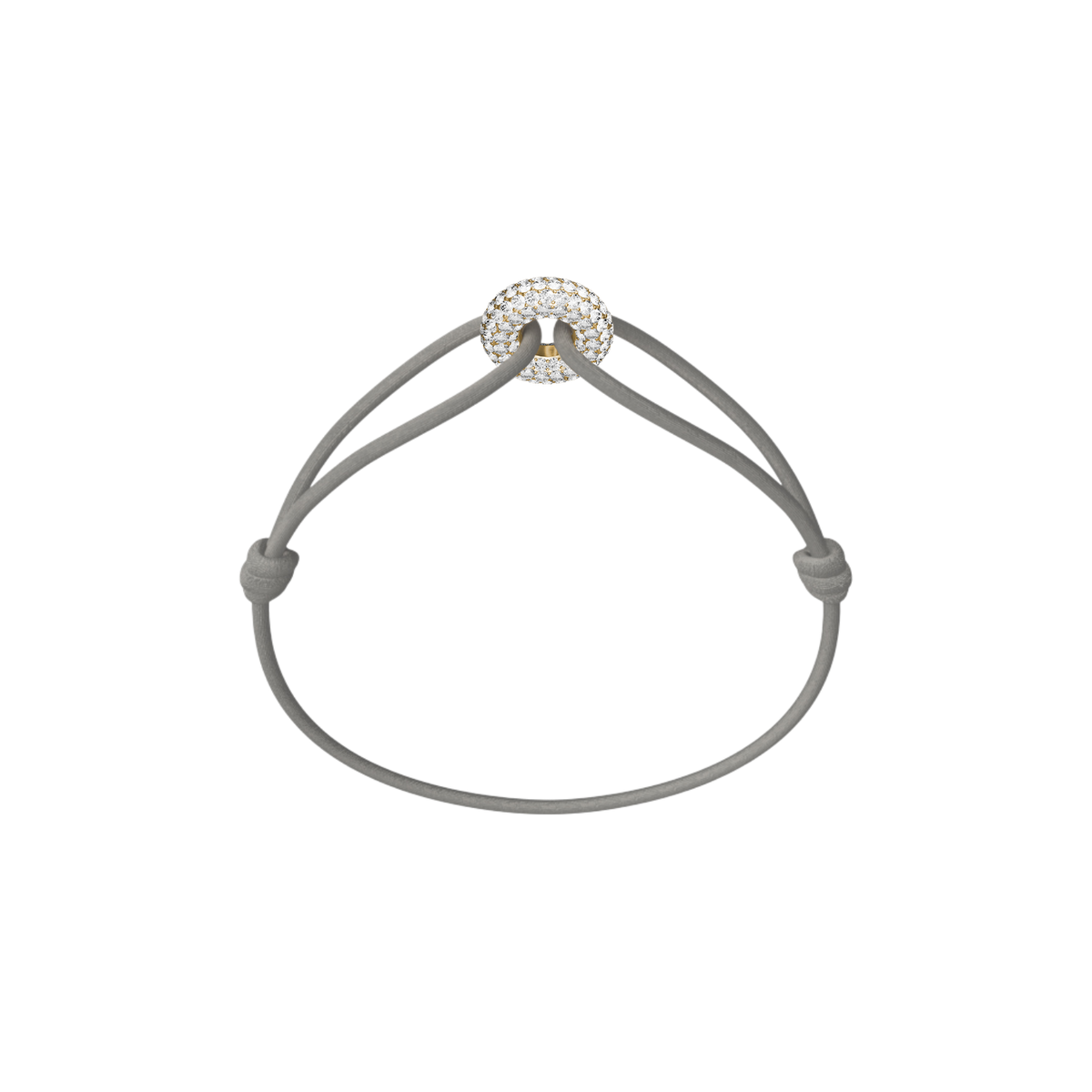Mini Golden Soho Pavé Cord Bracelet