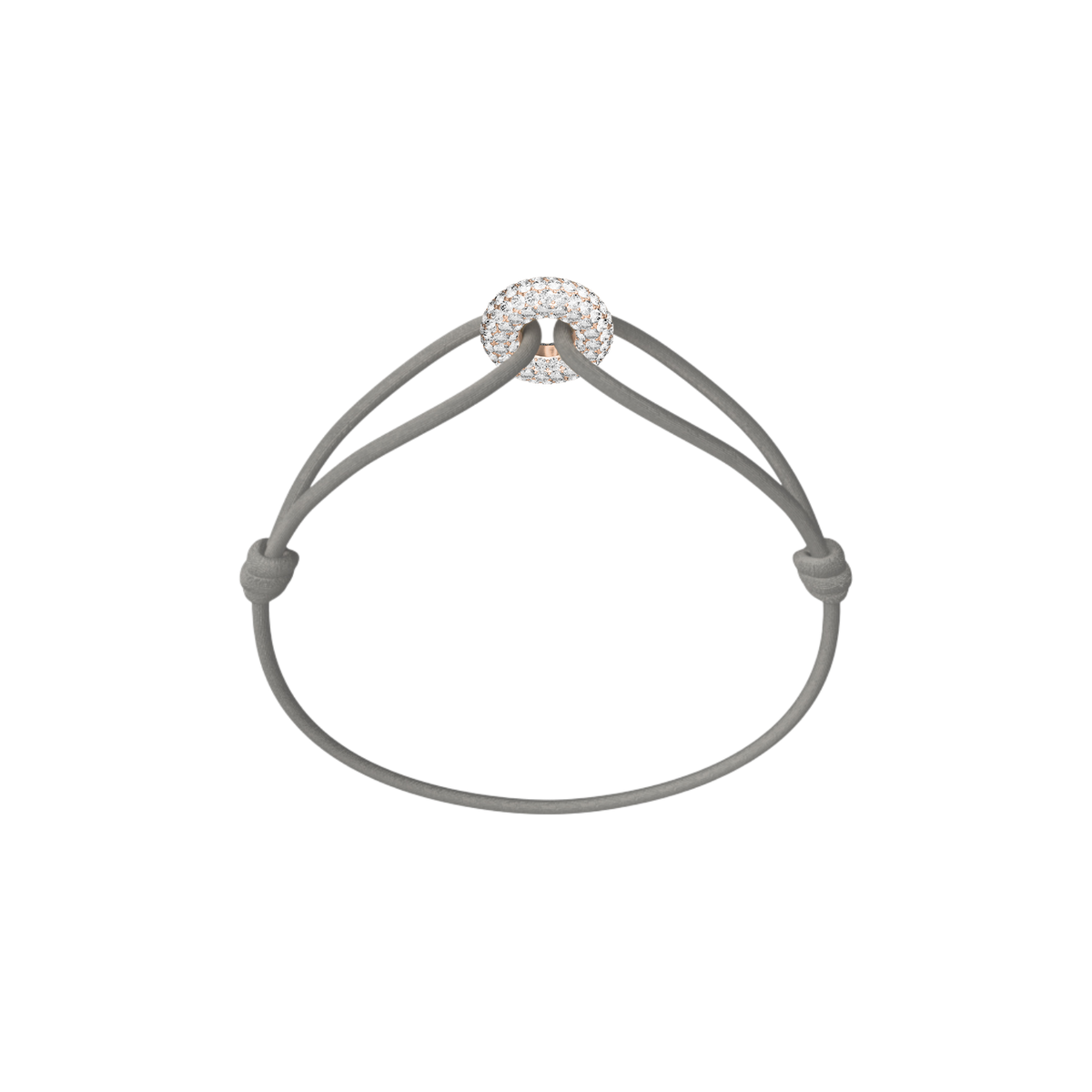 Mini Rose Soho Pavé Cord Bracelet