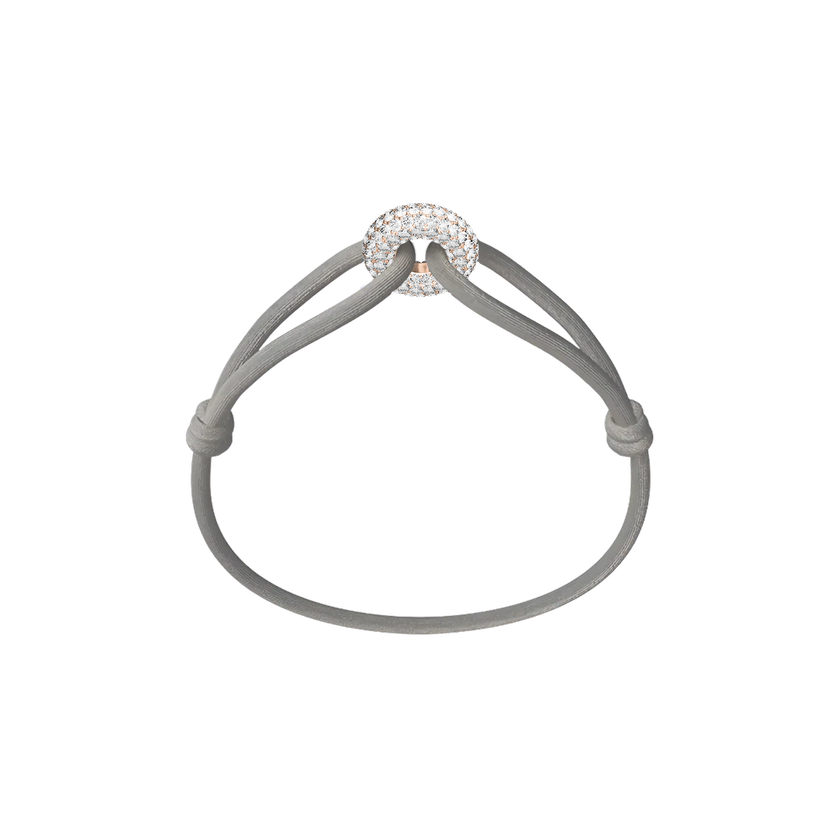 Rose Soho Pavé Cord Bracelet