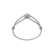 Mini Silver Soho Diamond Cord Bracelet