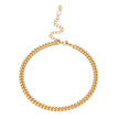 Hannah Martin Gold Curb Chain Anklet