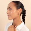 Aurora Hoops Zebra Jasper Gold