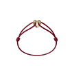 Golden Heart Cord Bracelet