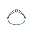 Golden Heart Cord Bracelet
