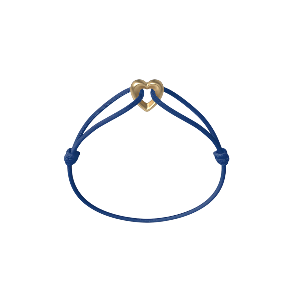 Golden Heart Cord Bracelet