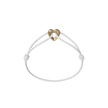Golden Heart Cord Bracelet