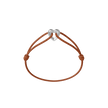 Silver Heart Cord Bracelet