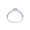 Silver Heart Cord Bracelet