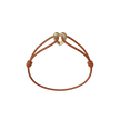 Golden Heart Cord Bracelet