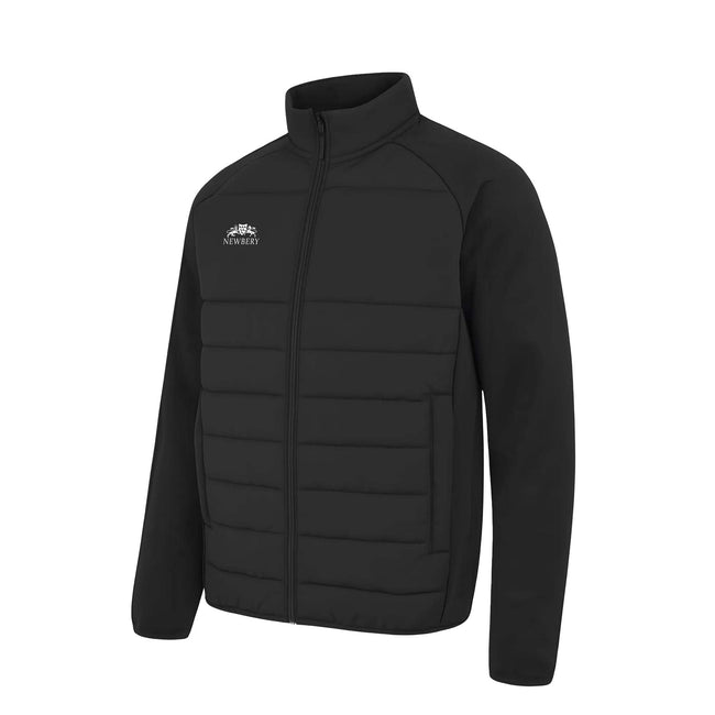 Team Newbery – Unisex Hybrid-Kapuzenjacke mit durchgehendem Reißverschluss