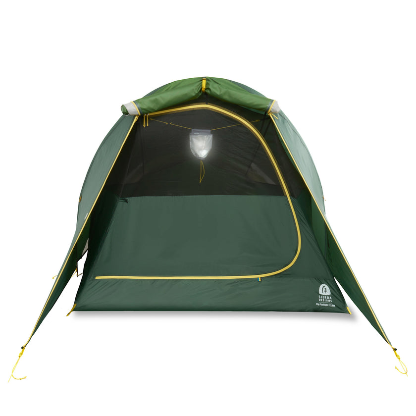 Sierra Designs Clip Flashlight 3,000 2 Person Tent  - Dark Green/Grey