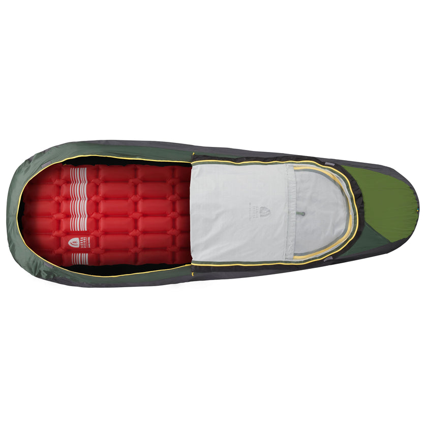 Sierra Designs Backcountry Bivy 3,000 - Regular, Green/Dark Green - Min Weight 370gms