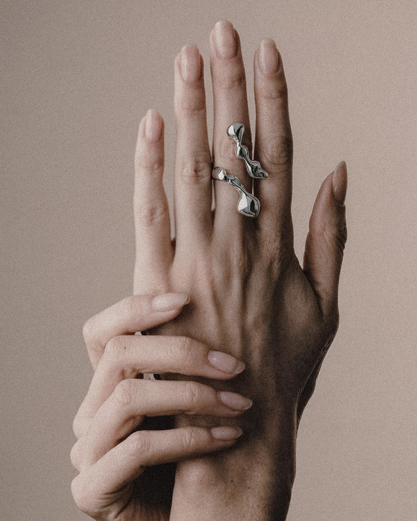 Iceland Sculpted Ring | Sterling Silver