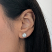 Round Halo studs