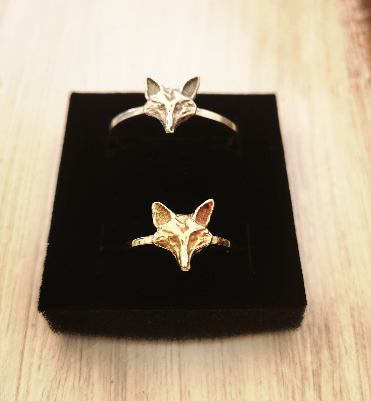 925 Silver Fox Ring – Nature-Inspired Handmade Gift for Animal Lovers