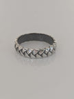 925 Silver Plaited Mane Ring – Handmade Equestrian Band for Him & Her