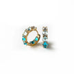Arabella Aqua Jewel Creoler