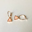 Orecchini a cerchio Holly Peach Gem