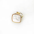 Paris Luxe 18k vergulde schelpring