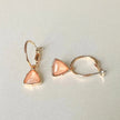 Orecchini a cerchio Holly Peach Gem