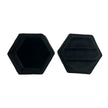 Boîte à bagues hexagonale noire « Love you to Death »
