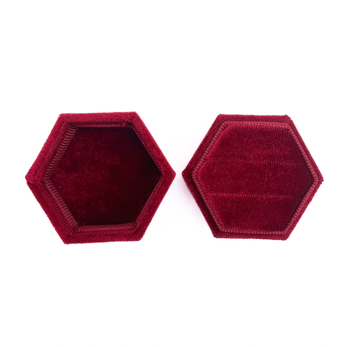 Portagioie esagonale rosso 'Til We are Ghosts'
