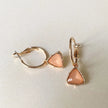 Orecchini a cerchio Holly Peach Gem
