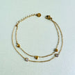 Bracciale a cuore Essie Luxe placcato oro 18k