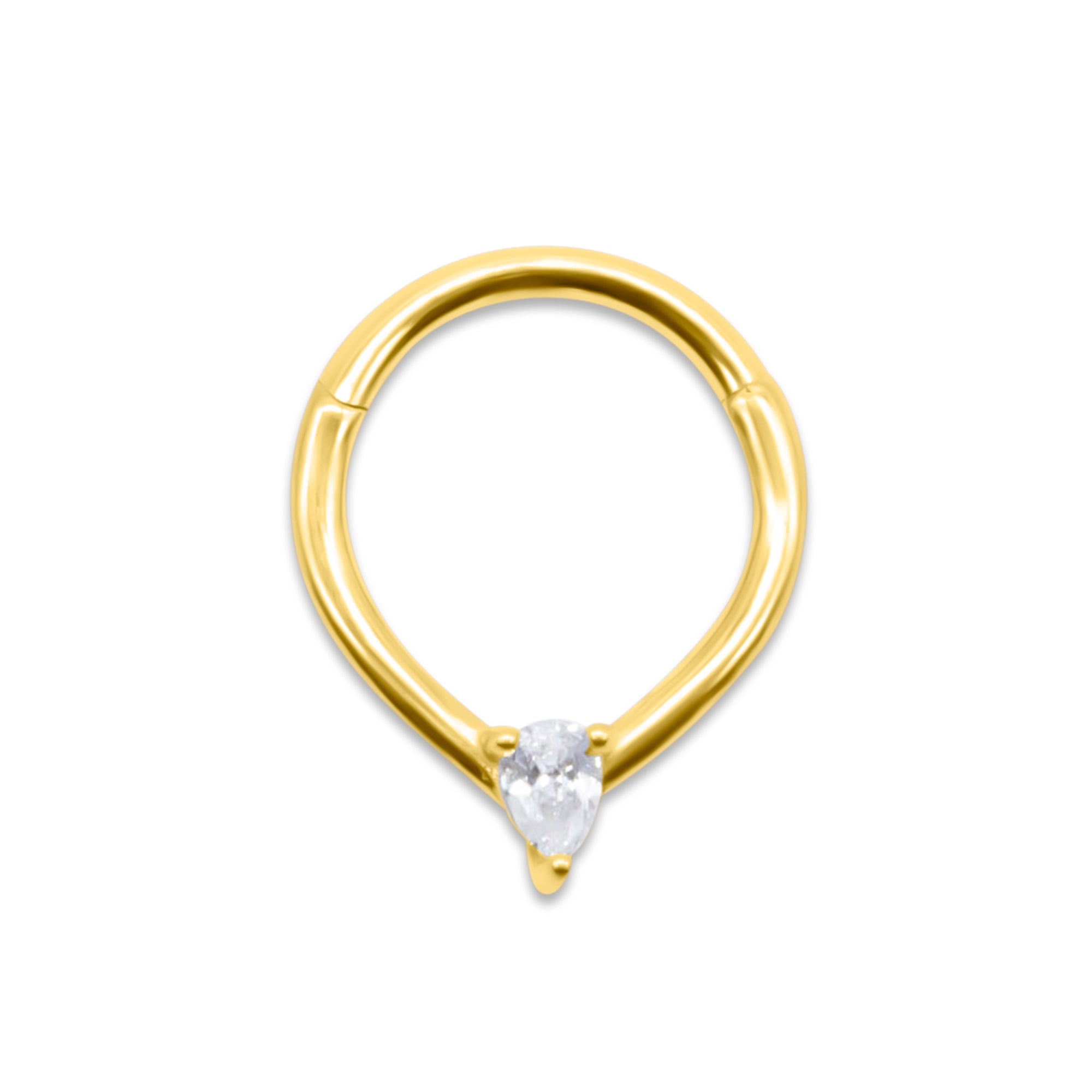 Gold Luna Septum Ring