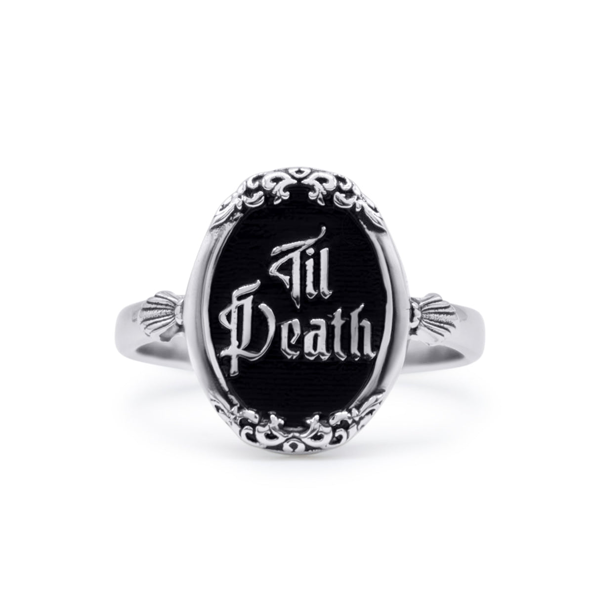 Bague « Jusqu'à ce que la mort nous sépare »