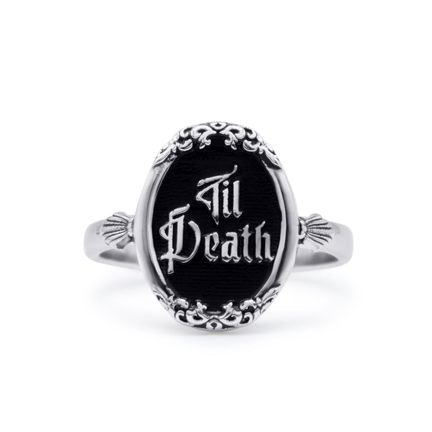Bague « Jusqu'à ce que la mort nous sépare »