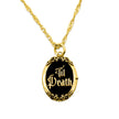 Gold Til Death Locket Necklace