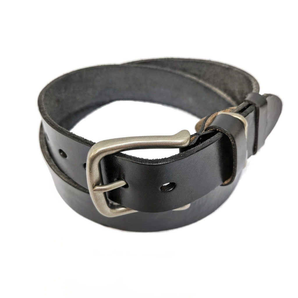 Real Leather Black Belt