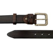 Real Leather Brown Suit Belt