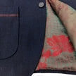 Navy Slim Fit Tweed  Blazer