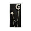 Owl At Night Lapel Chain Brooch
