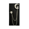 Owl At Night Lapel Chain Brooch