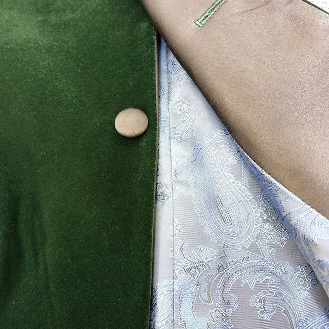 Green Velvet Dinner Jacket