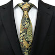 Animal Print Floral Tie