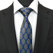 Navy Geometric Tie