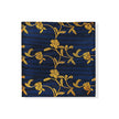 Navy Gold Floral Tie & Pocket Square Set