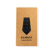 Black Geometric Tie & Pocket Square Set
