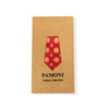 Red Yellow Flower Geometric Tie & Pocket Square Set