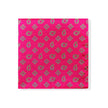 Magenta Geometric Tie & Pocket Square Set