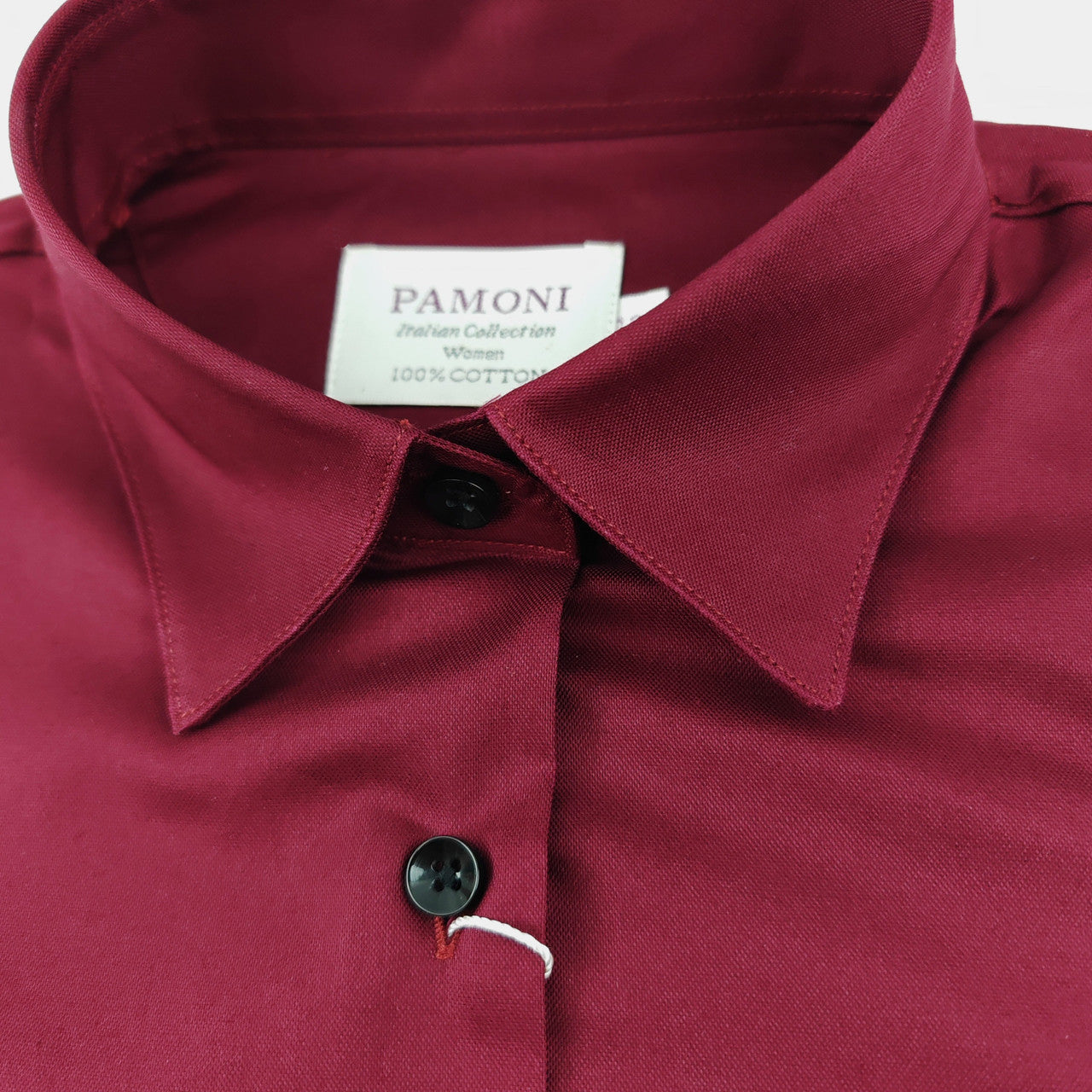 Burgundy Women's Fitted Shirt