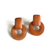 Orecchini a clip in legno Pippa Tan