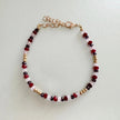 Bracciale con perline di ametista Chaya