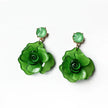 Orecchini Juniper Statement Green Rose