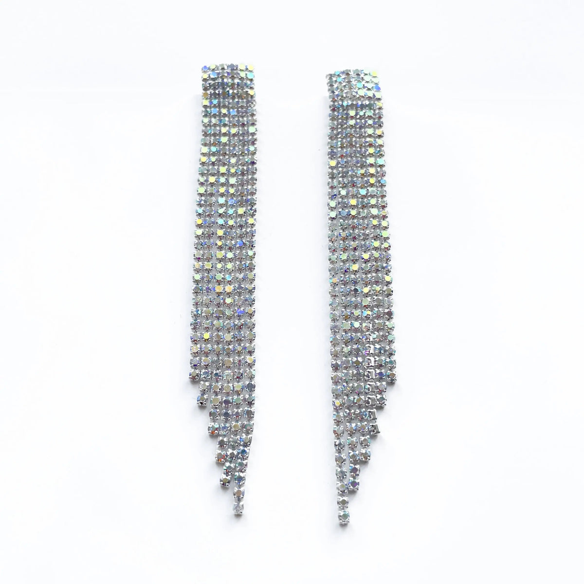 Orecchini a cascata Aspen Silver Statement